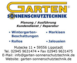 Garten Sonnenschutz